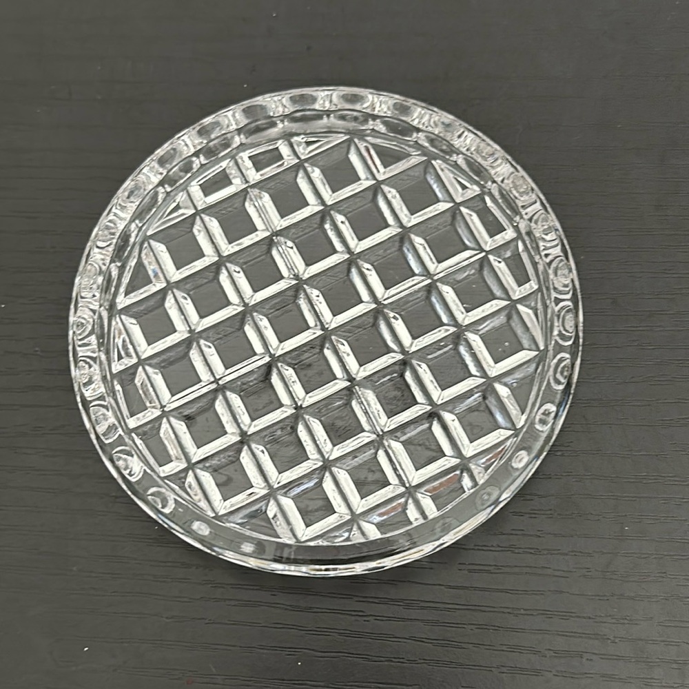 Tritschler Winterhalder VTG West Germany 24% Lead Crystal Coaster
